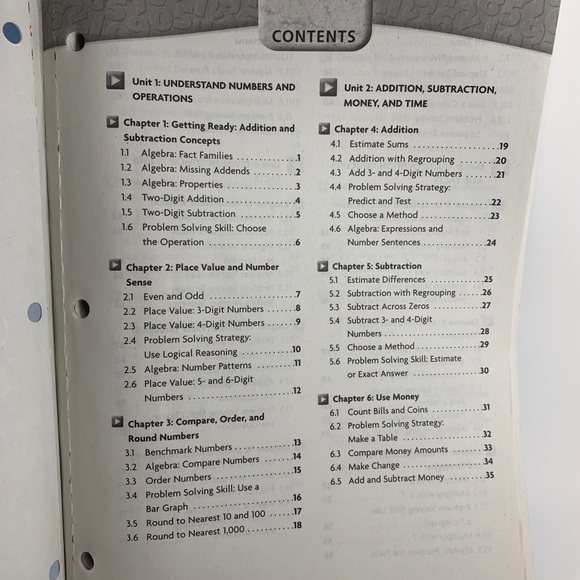Harcourt Math Grade 3 Practice Workbook - Picture 6 of 8